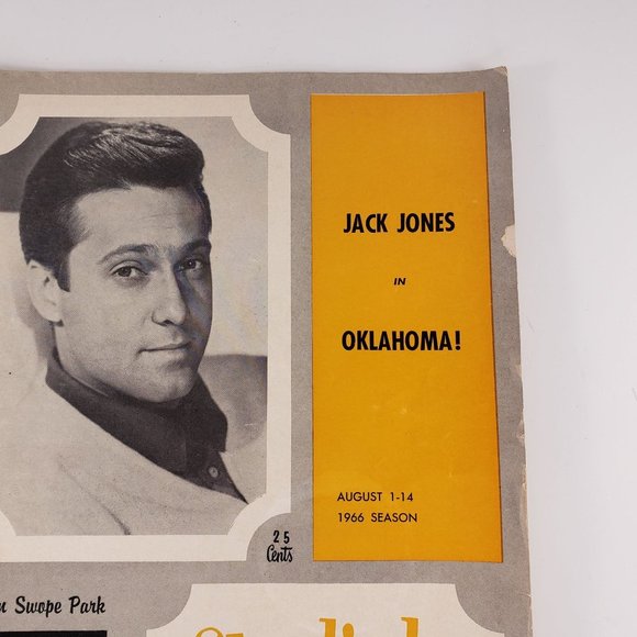 Vintage Jack Jones Oklahoma Starlight Theatre Souvenir Program Kansas City 1966 - Picture 2 of 12